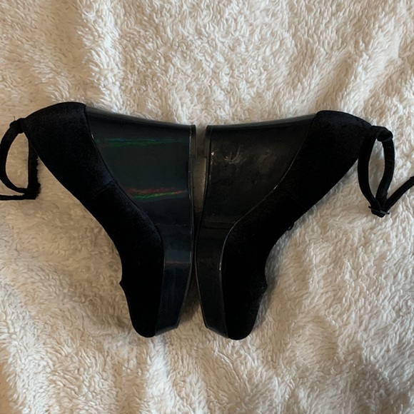 Velvet wedges - Picture 2 of 4
